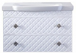 Misty Тумба с раковиной подвесная Valencia 80 – фотография-1