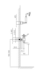 Timo Смеситель для ванны Lina 7034/ 00Y chrome – фотография-2