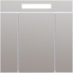 Opadiris Зеркальный шкаф Фреш 80 белый – фотография-1