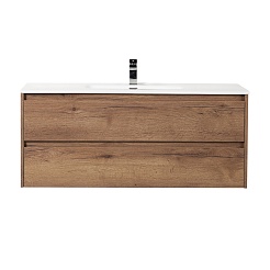 BelBagno Тумба под раковину Kraft 120 подвесная Rovere Tabacco – фотография-2