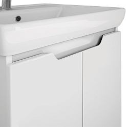 Dreja Тумба под раковину Q (D) 60 подвесная белая – фотография-4