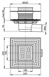 Alcaplast Душевой трап APV1324 – фотография-2