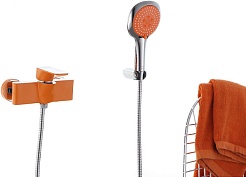 D&K Смеситель "Berlin Kunste DA1433113" оранжевый для душа – фотография-2