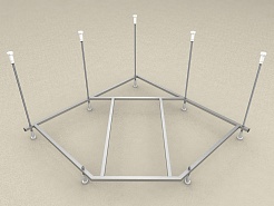 Aquatek Сборный каркас на шпильках к ванне Ума – фотография-2