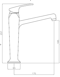 Cezares Смеситель LEGEND-LSM2-A-02 для раковины – фотография-2