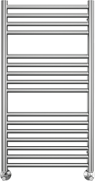 Terminus Полотенцесушитель водяной Альба П16 500x1000 хром – фотография-1