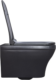 Allen Brau Унитаз подвесной Infinity 4.21011.AN антрацит с крышкой 4.21014.AN – фотография-11