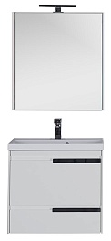 Aquanet Мебель для ванной "Тиволи 70" белая – фотография-5