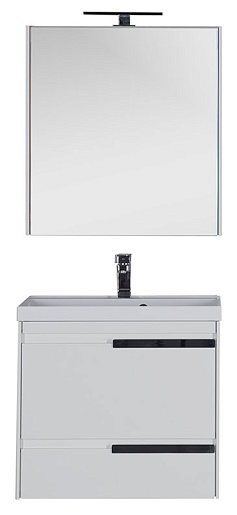 Aquanet Мебель для ванной "Тиволи 70" белая – картинка-5