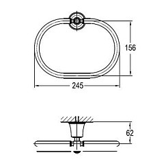 Art&Max Полотенцедержатель Liberty AM-F-8985 – фотография-2