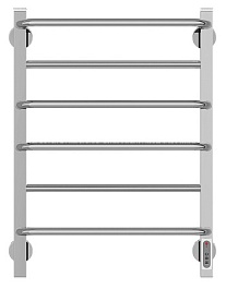 Terminus Полотенцесушитель электрический Евромикс квадро П6 450х650 диммер справа – фотография-3