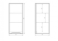Dreja Верхний пенал для ванной "QL 35" белый – фотография-2