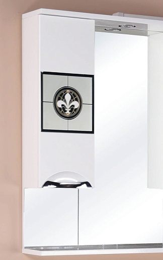 Onika Зеркальный шкаф Флорена 105.02 белый – картинка-5