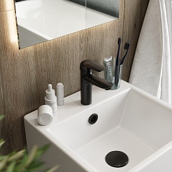 Teymi Смеситель для раковины Hanna T10255 черный матовый – фотография-10