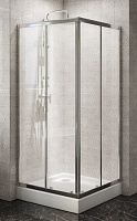 BelBagno Душевой уголок Due 90/90 DUE-A-2-90-C-Cr стекло прозрачное