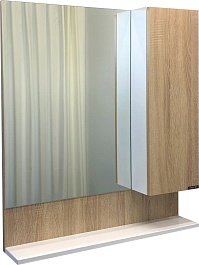 Comforty Зеркальный шкаф Рига 70 R дуб сонома – фотография-1