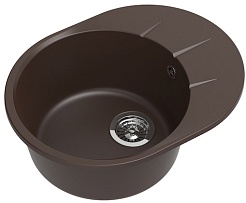 Ewigstein Мойка кухонная Rund 45F шоколад – фотография-1