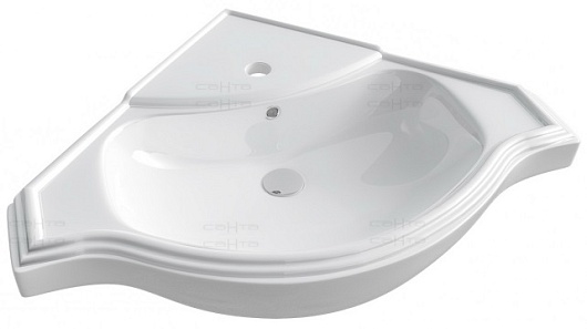 СанТа Тумба с раковиной Аврора угловая – картинка-3