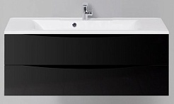 BelBagno Тумба с раковиной MARINO 1200 Nero Lucido – фотография-1