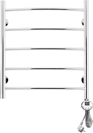 Domoterm Полотенцесушитель электрический Калипсо П5 500x600 ER хром – фотография-1