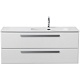 Cezares Тумба с раковиной Eco Cer-N 120 R bianco lucido CZR-8095-120-R ручки серые – фотография-15