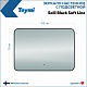 Teymi Зеркало Solli Black Soft Line 100/70 LED сенсор на взмах T20231S – фотография-11