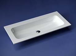 Ceramicanova Мебельная раковина Grace 101 без отверстий CN7013wx белая – фотография-2