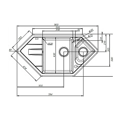 Iddis Мойка гранитная Vane G V29S965i87 сафари – фотография-2