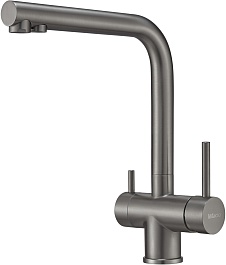 Milacio Смеситель для кухни Ultra MCU.558.GM вороненая сталь – фотография-2