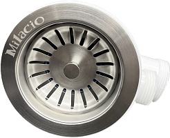 Milacio Сифон для кухонной мойки MC.011.SS нержавеющая сталь – фотография-2