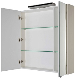 Aquanet Зеркальный шкаф "Франка 85" слоновая кость – фотография-5