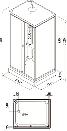 Triton Душевая кабина Квадро А 120x80 – фотография-6