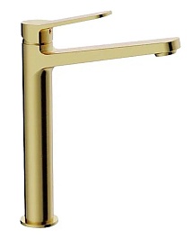 Frap Смеситель для раковины H61 F1061-23 золотой сатин – фотография-1