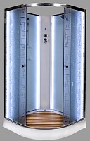 DTO Душевая кабина ЕМ1590 N (без крыши) LED
