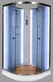 DTO Душевая кабина ЕМ1590 N (без крыши) LED – фотография-1