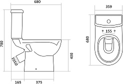 Santek Унитаз-компакт Юнион 1WH302420 – фотография-11