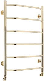 Domoterm Полотенцесушитель Лаура П6 600x800 золото – фотография-2