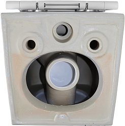 Azario Унитаз подвесной Cascad AZ-2303-A безободковый белый – фотография-15