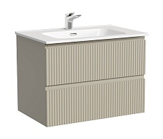 Sancos Тумба с раковиной Snob R 70 beige soft раковина CN7007