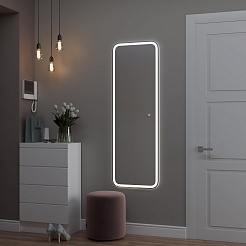 Continent Зеркало Loren Led 455x1350 – фотография-10