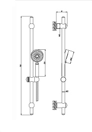 BelBagno Душевой гарнитур OGLIO OGL-SAL-CRM – фотография-2