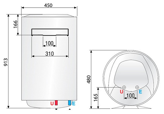 Ariston Водонагреватель накопительный ABS Pro R Inox 100 V – фотография-2