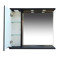 Misty Мебель для ванной Элвис 85 L напольная венге – фотография-5