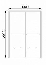 Royal Bath Душевое ограждение RB-F-2011-1400 – фотография-8