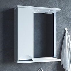 Mixline Мебель для ванной Этьен 58 L белая – фотография-7