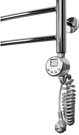 Domoterm Полотенцесушитель электрический Калипсо П8 500x800 ER хром – фотография-3