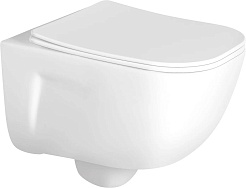 Aquatek Унитаз подвесной Дива AQ2012-00 в комплекте с инсталляцией Standard INS-0000012 с клавишей смыва KDI-0000018 хром и крепления KKI-0000002 – фотография-2