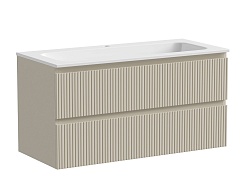 Sancos Мебель для ванной Snob T 100 beige soft – фотография-8