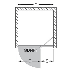 Roltechnik Душевая дверь "GDNP1 800" – фотография-8