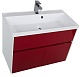 Aquanet Тумба с раковиной "Латина 90" бордо (179932) – фотография-11